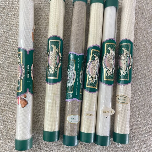 Charles Craft Classic reserve fabric aida Set of 6 embroidery kits - Picture 6 of 8